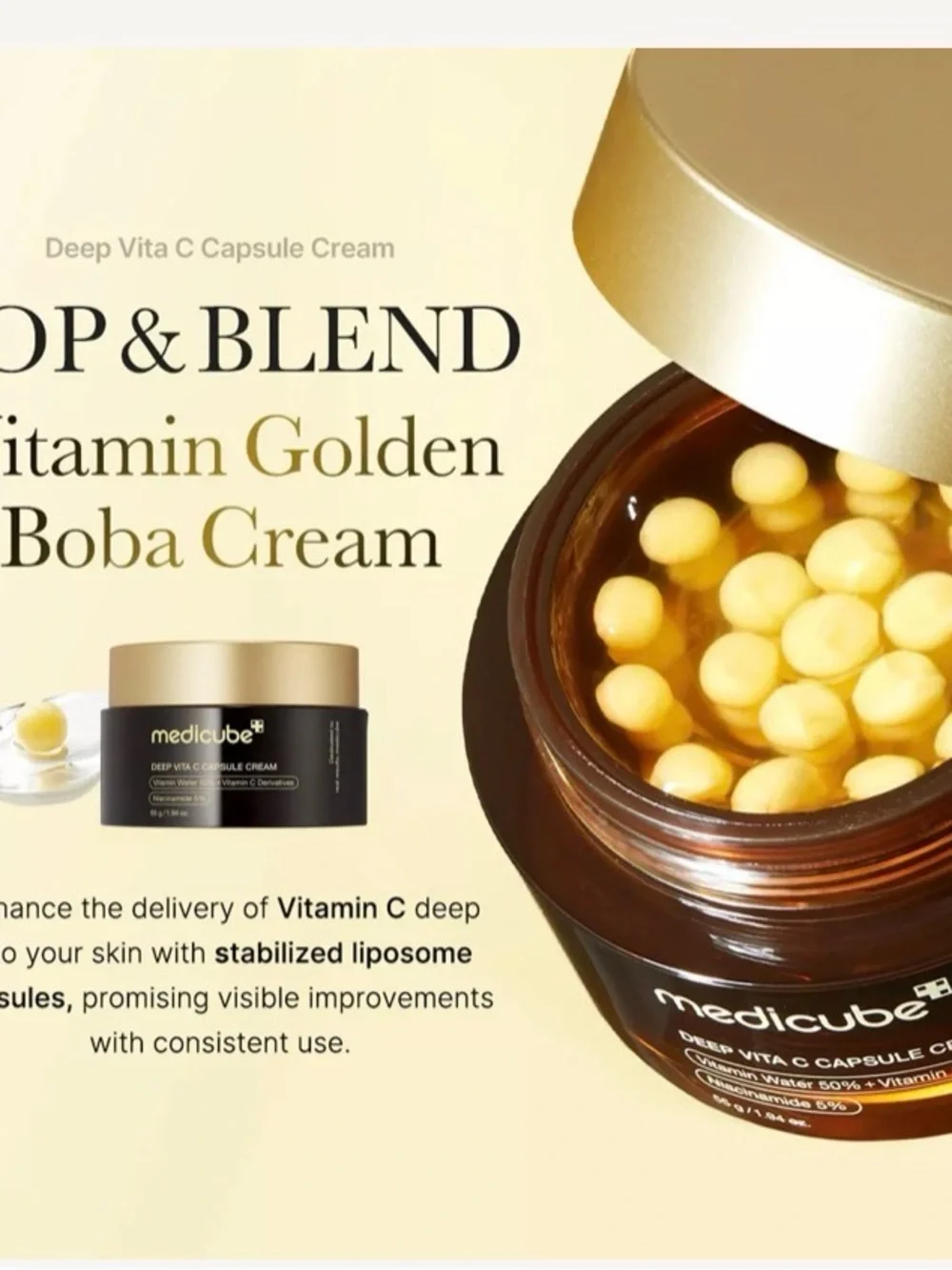 Medicube Deep Vita C Capsule Cream - 55g NIB EXP 1/2029